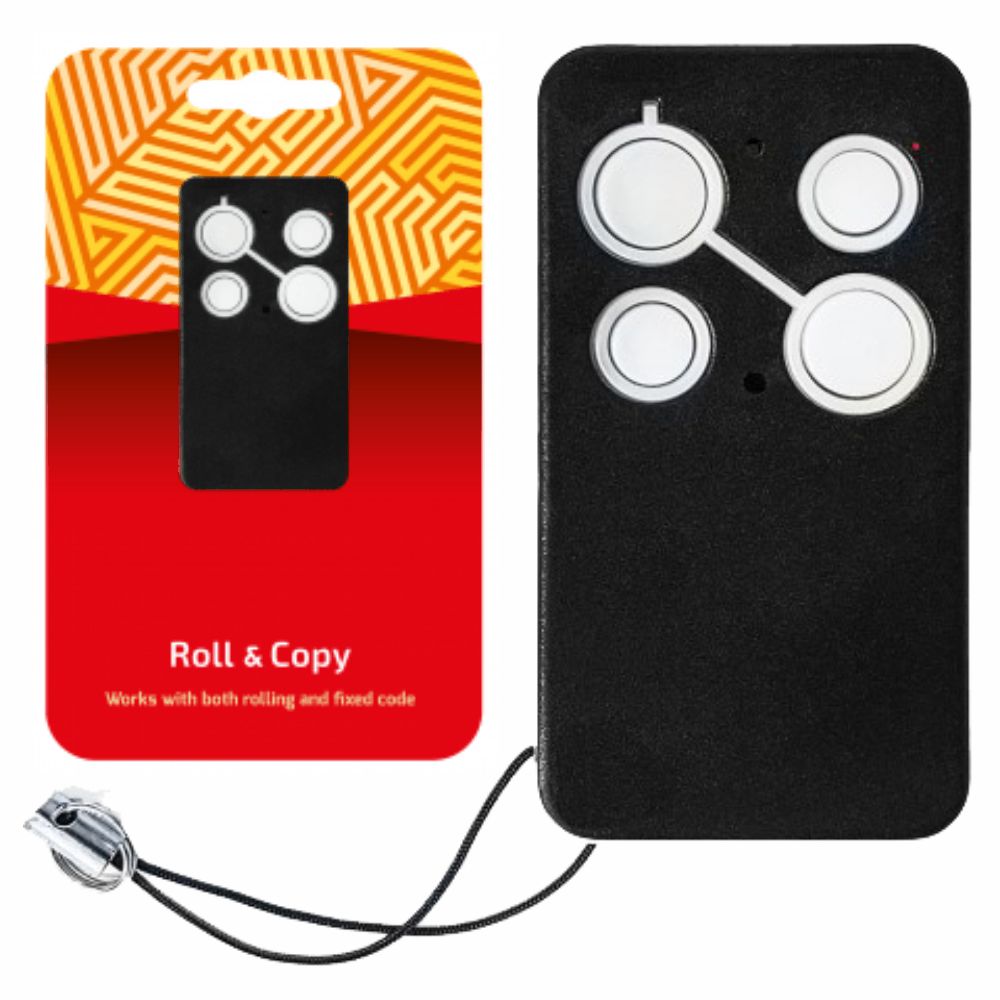 COMANDO GARAGEM 433Mhz Rolling Code + fixo 4 Teclas