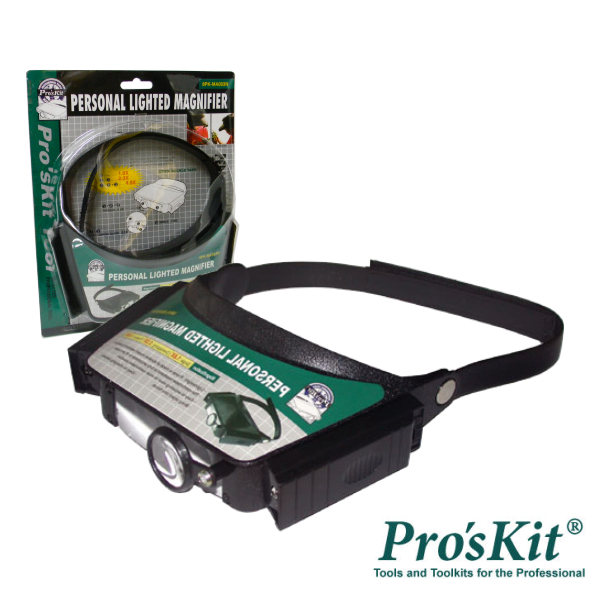 Lupa De Cabeça C/ Iluminação A Lâmpada PROSKIT
