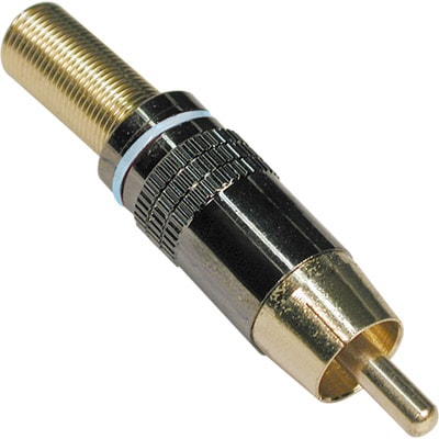 Ficha RCA Macho Vermelha - Dourada