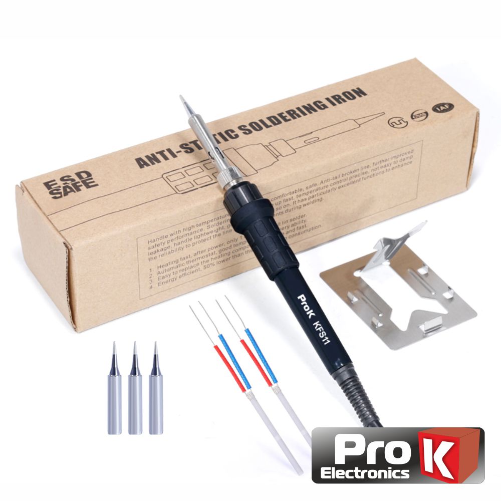 Ferro de Soldar 30W c/ Acessorios - ProK

