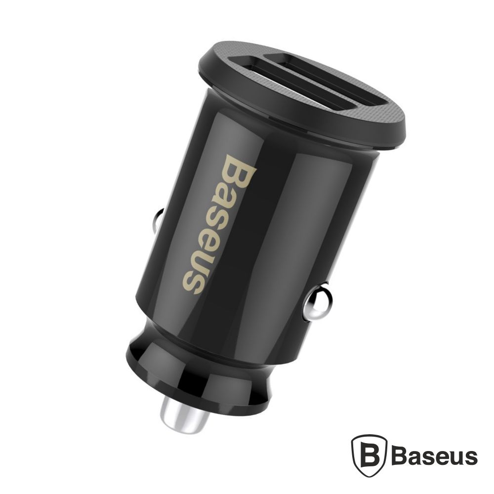 Adaptador Isqueiro 12/24V 2x USB 3.1A  BASEUS