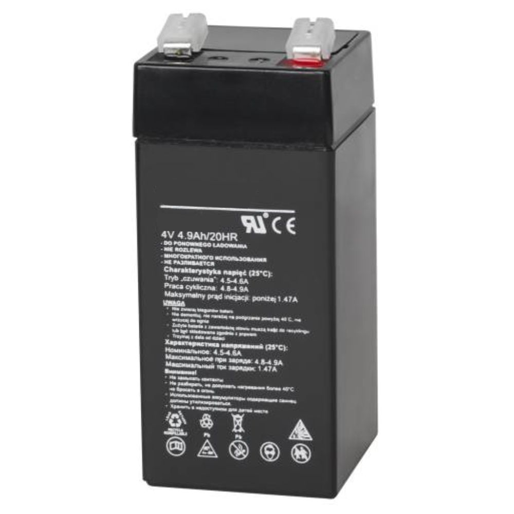 Bateria Chumbo 4V 4.9Ah  (43X43X100)