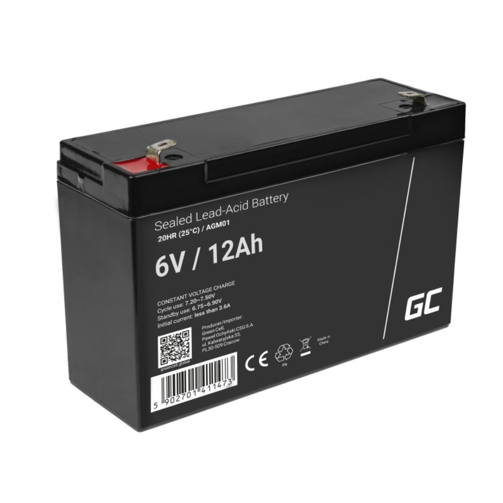 Bateria Chumbo Gel AGM 6V 12A