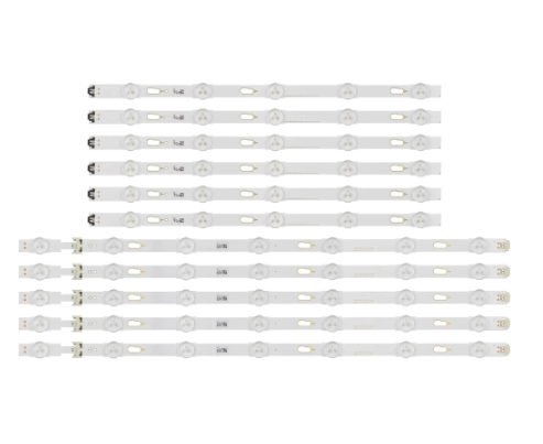 kit 12 LED BAR 49" 6 A + 6 B Samsung V6DU-490DCB-RO + V6DU-490DCA-RO  -  49u40633A  + 49U40632A  --   BN96-40633A   +  BN96-40632A