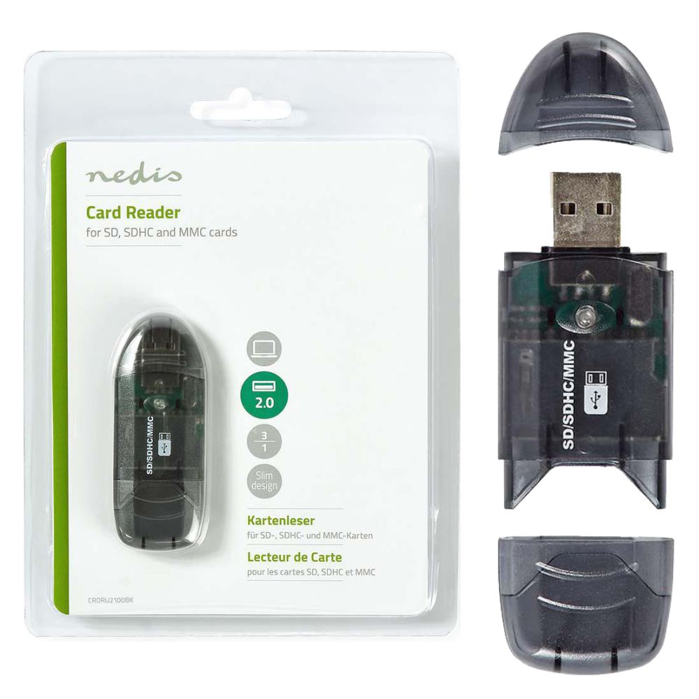 Leitor Cartões De Memória SD / SDHC / Mmc / USB