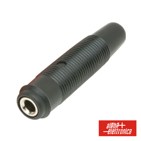 Ficha Banana 4mm Fêmea Preta