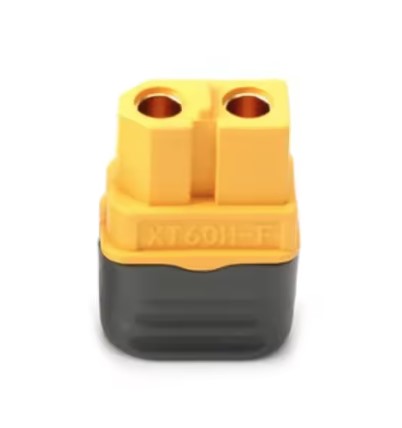 Ficha XT60 2 Pinos Fêmea P/ Bateria  C/ Proteção