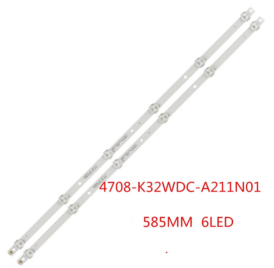 Kit 2 Barras LED 6 led´s K320WDC1 A2 4708-K32WDC-A2113N01 583mm