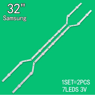 Kit 2 Barras 7 led´s  BAR 32" Samsung V5DN-320SM1-R1/R2 - FHD SVS3