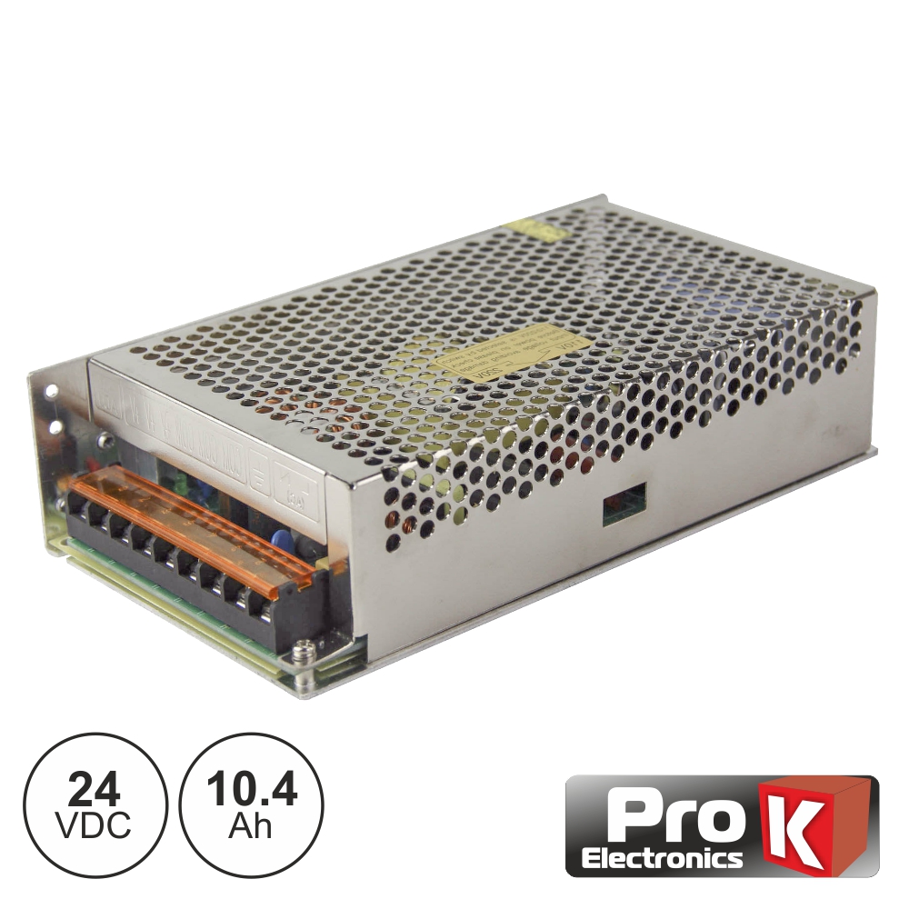 Fonte Alimentação AC230V/DC24V 10A 240W 10A IP30