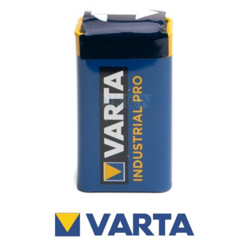Pilha 9V 6LR61 Alcalina Varta Industrial Pro