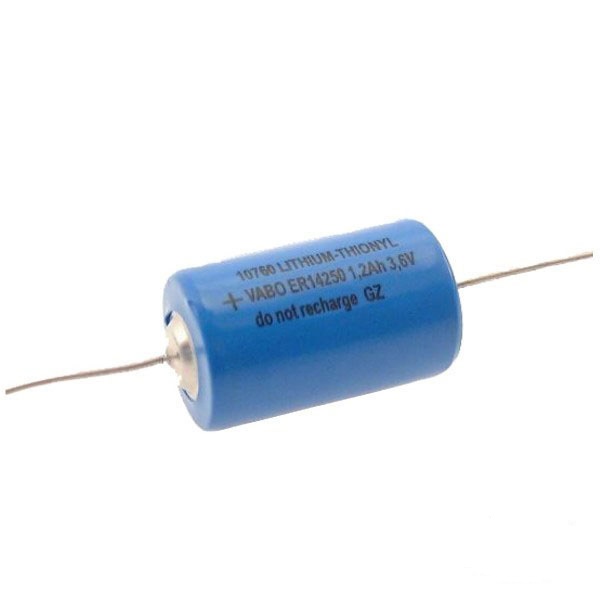 Pilha Lítio 3,6V 1200mA 1/2AA Able  c/ Terminais