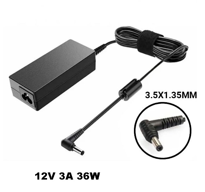 Alimentador PC E-Escolas  Lenovo / Insys 12V 3A 36W  3.5x1.35mm