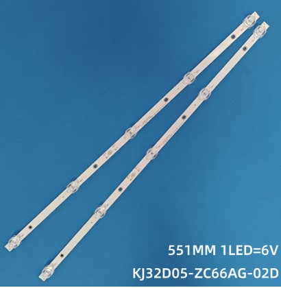 Kit 2 Barras 5 led´s 32" KJ32D05-ZC66AG-02D 303KJ320055D   551mm