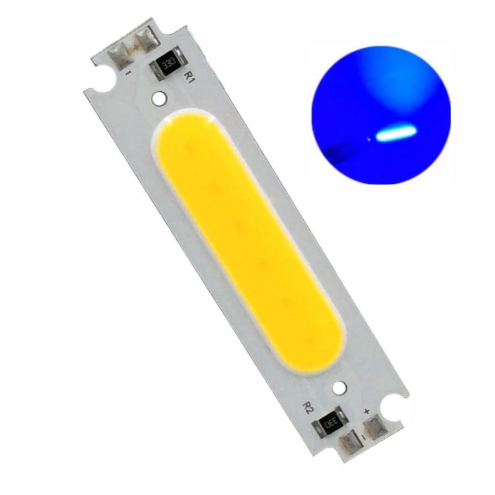 LED COB 2W 12V Vermelho 60x15mm
