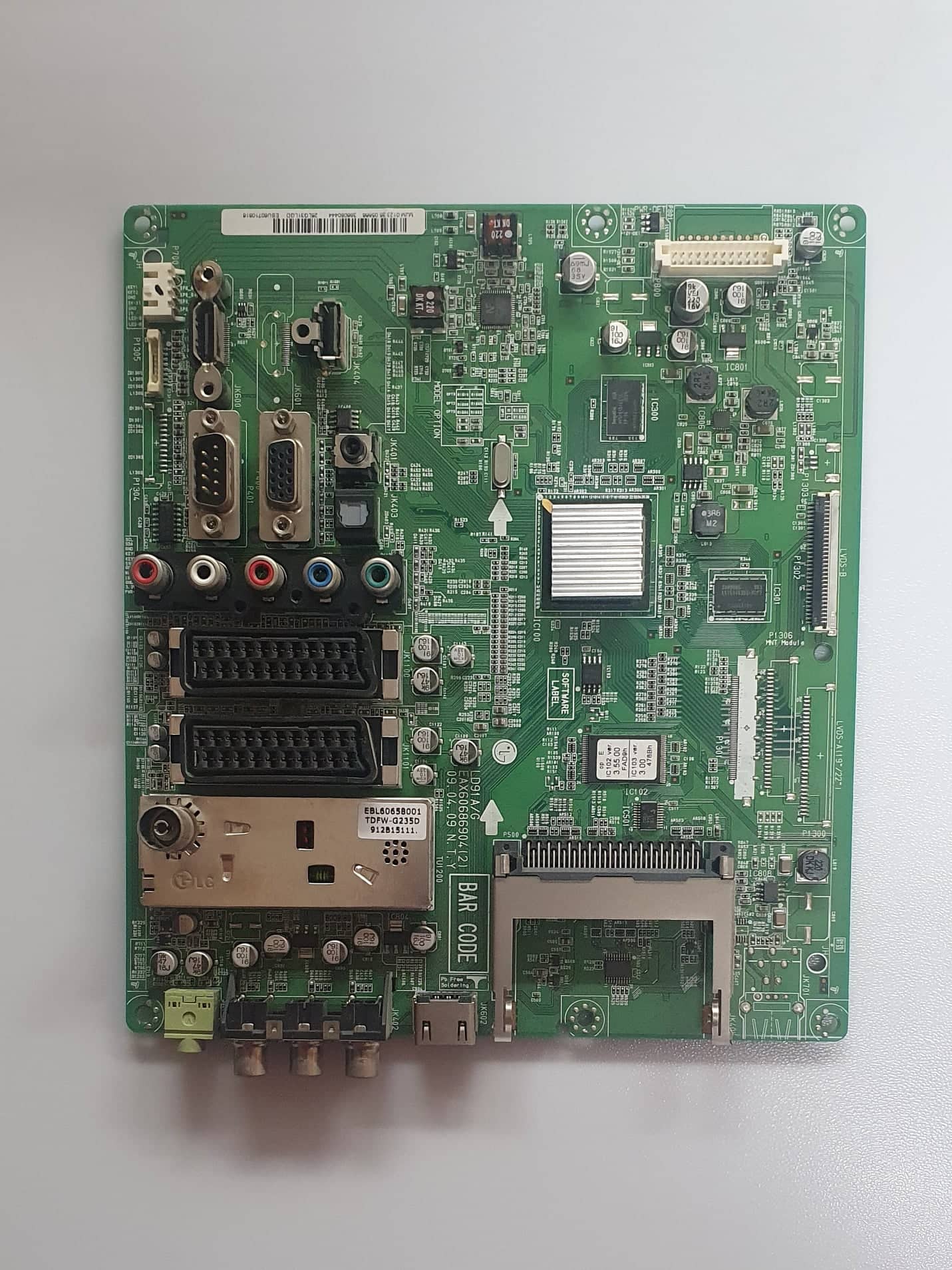 MAIN TOTAL ASSEMB LG 26LG3100 l EAX60686904 (2) EBU60710816 Para painel LC260WXN SB-A1