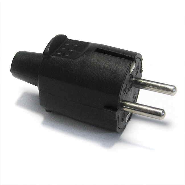 Ficha Schuko Macho Borracha – Preta