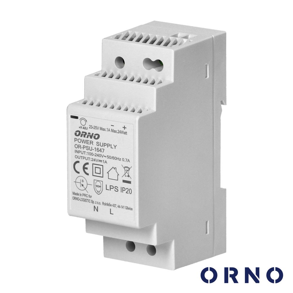 Fonte De Alimentação 220V - 24V DC 1A - 24VA calha Din