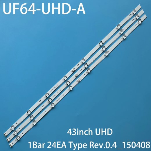 Kit 3 Barras 8 LED´s LG 43" UF64 _ UHD _ A 43inch UHD 1Bar rev0.4_150408 - 850mm