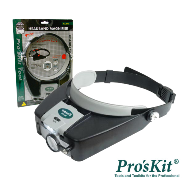 Lupa De Cabeça C/ Iluminação A LED PROSKIT