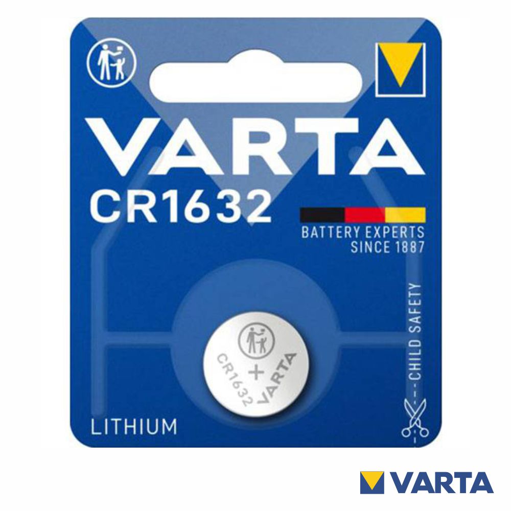 Pilha Lítio Botão CR1632 3V Blister VARTA