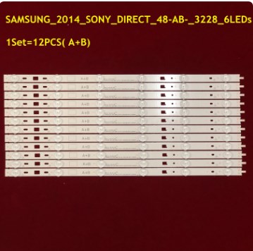 Kit 12 Barras 7 led´s Sony 48" LM41-00091P + LM41-00091N - SAM SUNG_2014_SO NY_DIRECT_48_A_3228