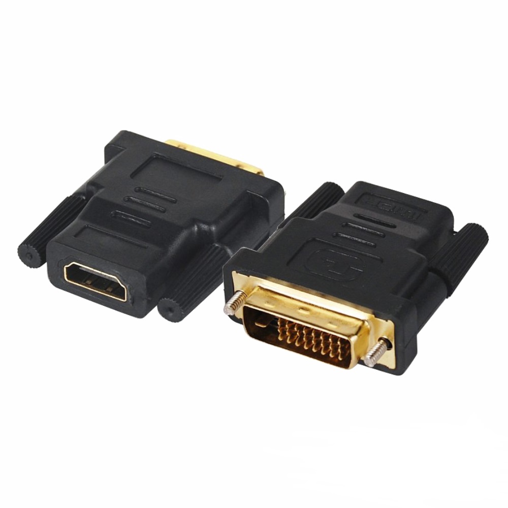 Adaptador DVI-D (24+1) Macho / HDMI Fêmea