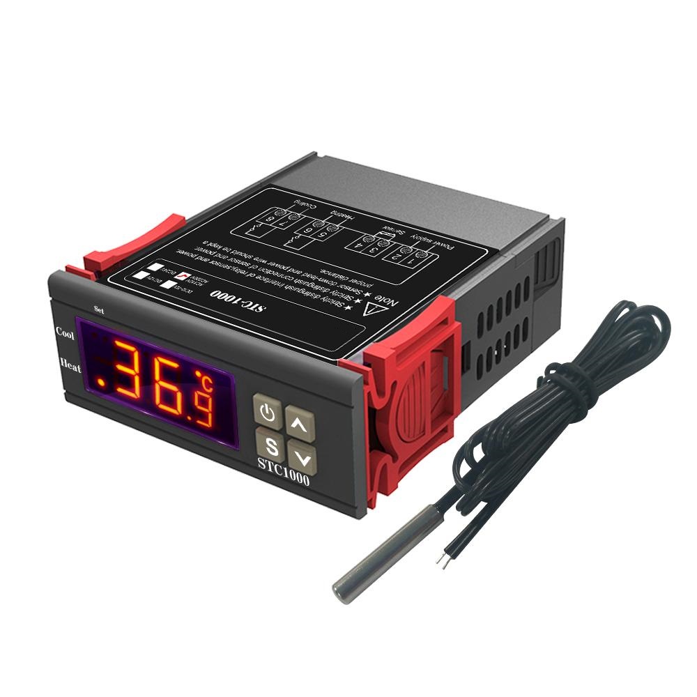Termostato Digital Encastrar SCT-1000 12Vdc Sonda NTC