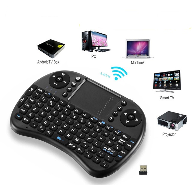 MINI TECLADO E RATO TOUCHPAD S/ FIOS USB 2.4GHZ - IDEAL PARA SMART TV E BOX´S ANDROID