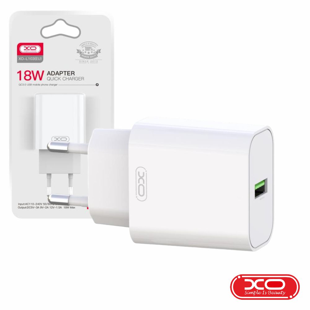 Alimentador AC230V/DC5-12V 3A 18W USB 3.0 carga rapida