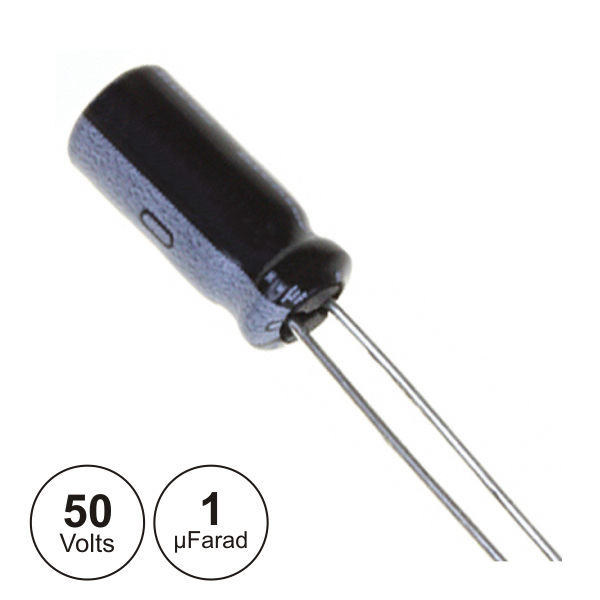 Condensador Electrolítico 105º - 1uF - 50V