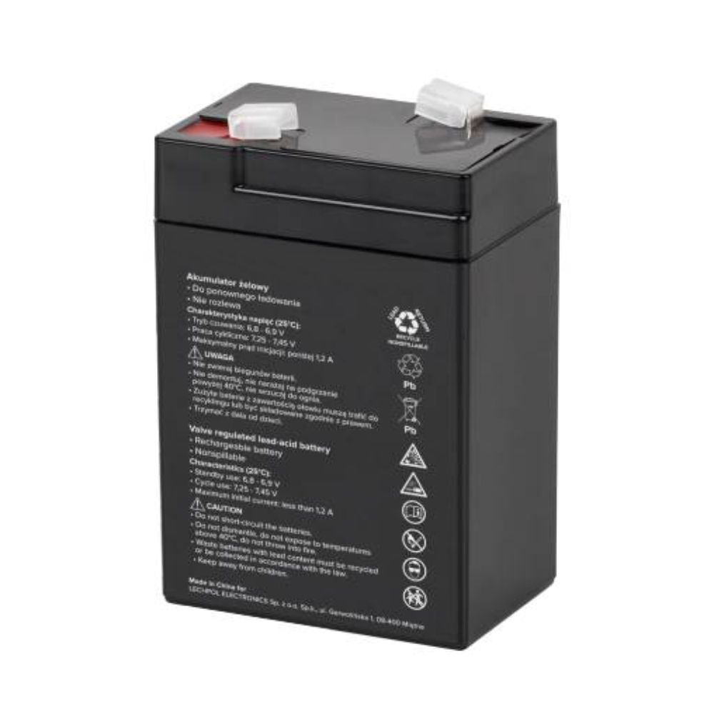 BATERIA CHUMBO AGM 6V 4.5Ah (70X101X48MM)  F1