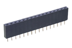Barra terminais femea p/ soldar- 40pin- Separ.2,54mm