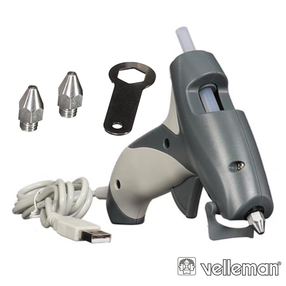 Pistola De Cola Quente 5W USB 5V Velleman