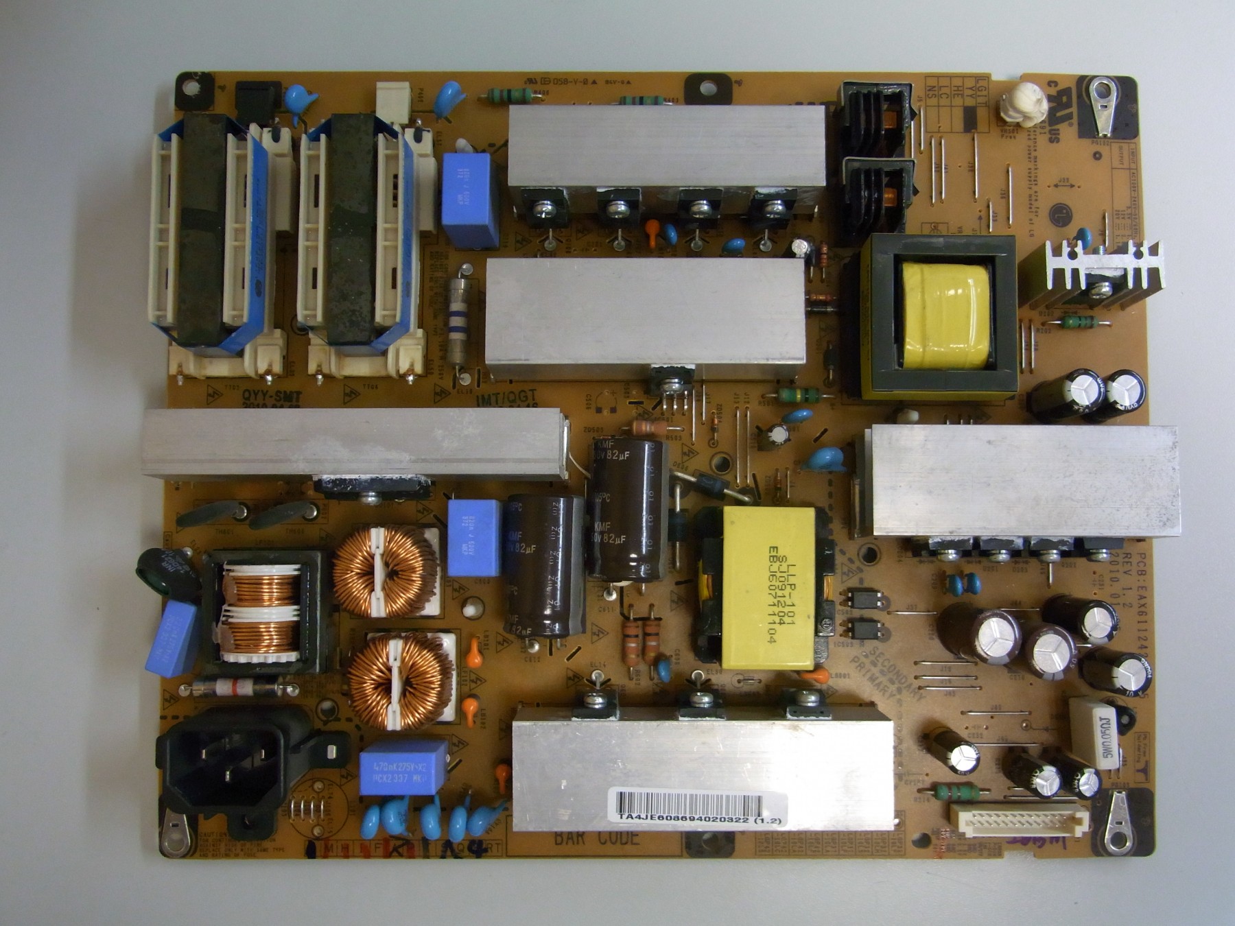 FONTE ASSEMB  AC/DC LG LGP42-10LF EAX61124201/15 P/ 42LD420 - USADO