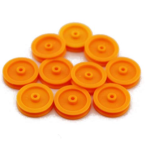 Kit 10 Polies 2x17mm p/ Motores - Orificio 1,9mm