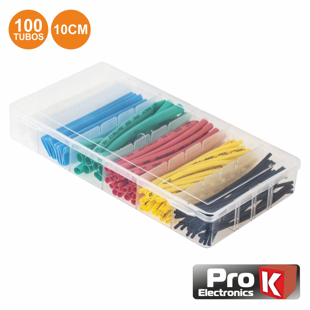 KIT MANGA TERMORETRATIL MULTICOR em caixa