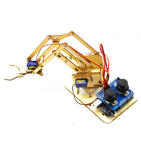 KIT BRAZO ROBOTICO + ELECTRONICA KIT APRENDIZAJE