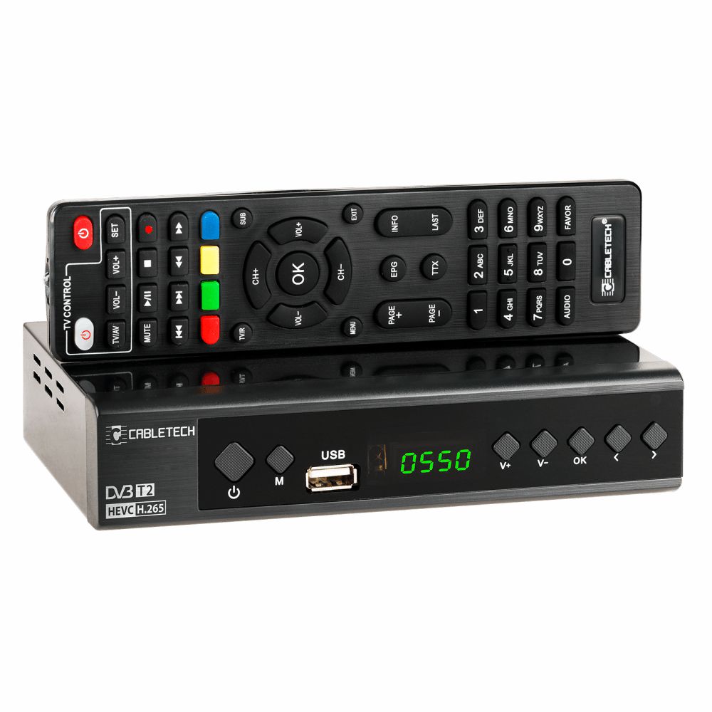 Receptor Terrestre DVB-T2/C Cabletech URZ0336C