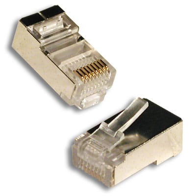 Ficha Telefone 8V/8C RJ45 – Blindada