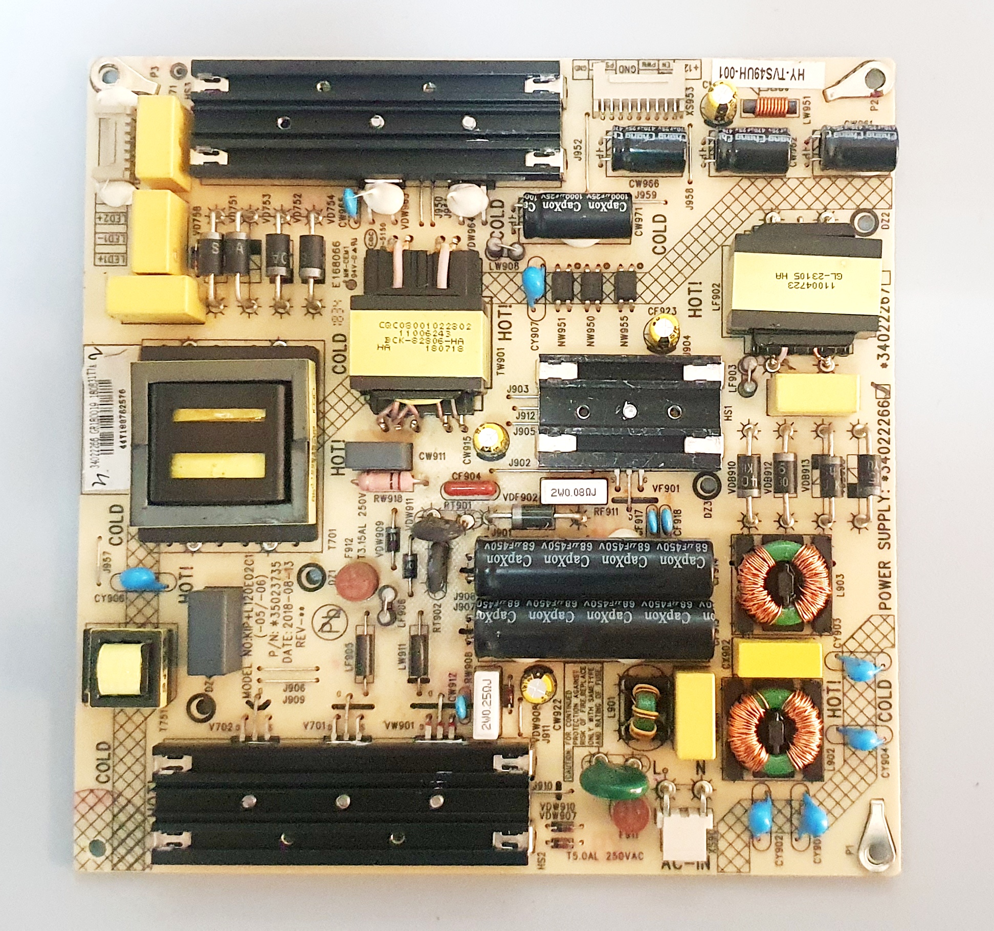 Power Board KIP+L120E02C1 P/N:* 35023735 - 3422266 - Hyundai HY-TVS49UH-001 -   USADA