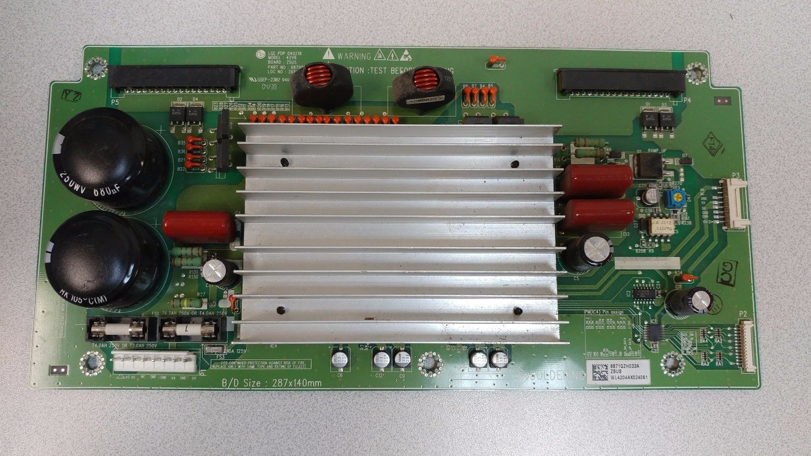 PLACA  ASSY  ZSUS LG  RZ42PX11 6871QZH033A - USADA