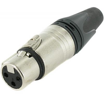 Ficha XLR 3 Pinos Fêmea Extensão
