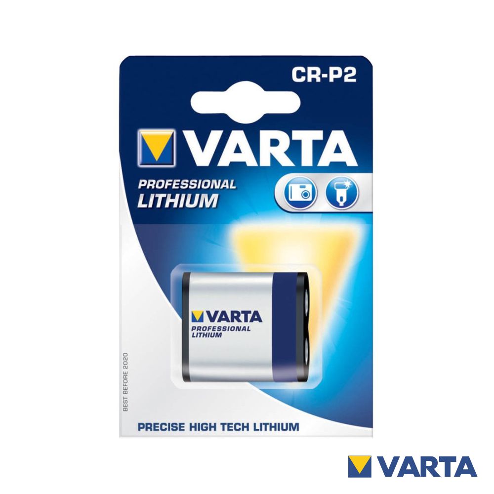 PILHA LÍTIO CR-P2 6V BLISTER VARTA