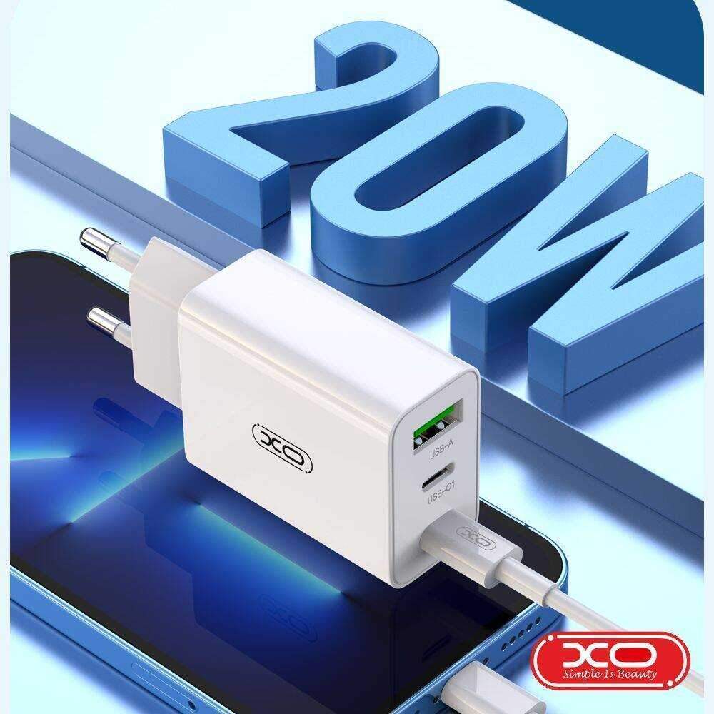 Alimentador USB-A 2x USB-C  5V/12V 18/20W Quick Charge