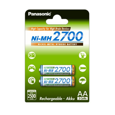Pilha Recarregável R6 2700mAh (Blister 2)
