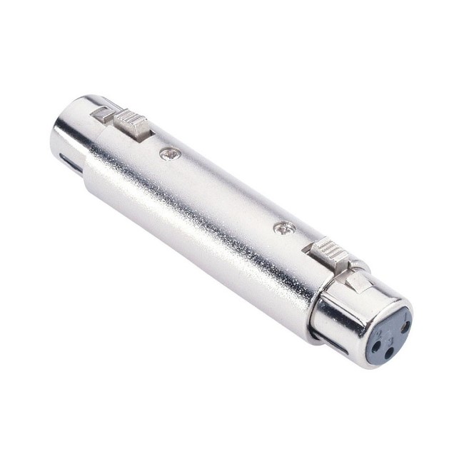 Adaptador XLR Fêmea / XLR Fêmea