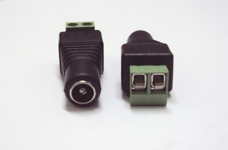 FICHA DC 2.1mm Macho / Adaptador Terminal com parafusos