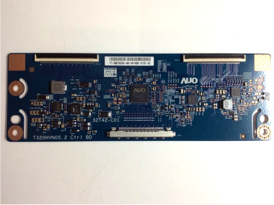 PLACA T-CON T320HVN05.2 CTRL BD - 32T42-C01 - HC320DUN - 32LB5610 - Usada