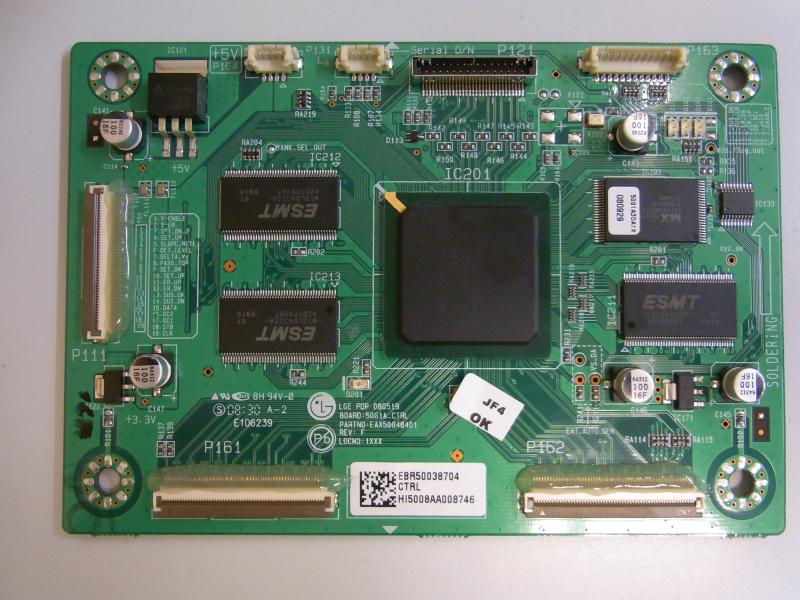 CONTROL BOARD LG EAX50048401 PDP 080519 50G1A_CTRL REV:F EBR50038704 LG 50PG3000    -   USADA